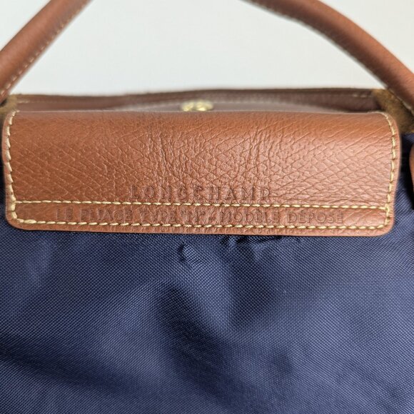Longchamp Le Pliage Nylon Blue Handbag – Preloved, Original, Fast Shipping! - Picture 6 of 15